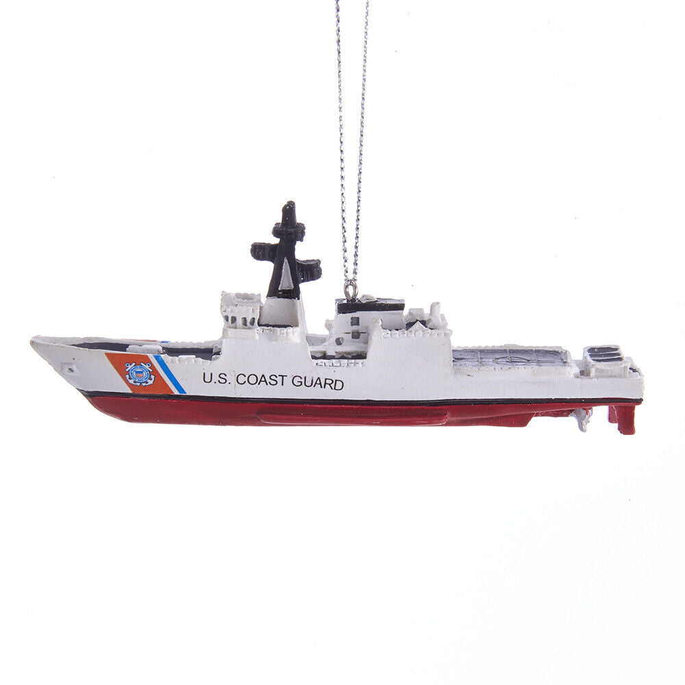 U.S. Coast Guard Air Craft Carrier Ship Ornament CG2172 w