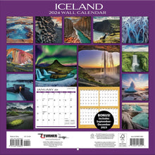 Load image into Gallery viewer, Turner Iceland 2024 Wall Calendar
