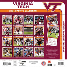 Load image into Gallery viewer, Turner Virginia Tech Hokies 2024 Wall Calendar
