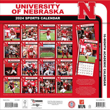 Load image into Gallery viewer, Turner Nebraska Cornhuskers 2024 Wall Calendar
