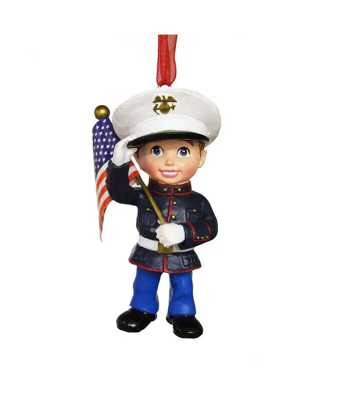 U.S. Marine Corps Boyith Flag Ornament