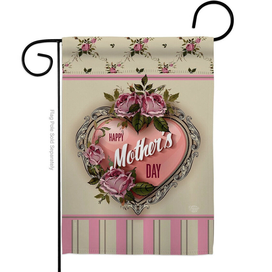 Two Group Flag Rose Mother Day Family Decor Flag