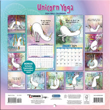 Load image into Gallery viewer, Turner Unicorn Yoga 2024 Mini Wall Calendar
