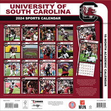 Load image into Gallery viewer, Turner South Carolina Gamecocks 2024 Wall Calendar
