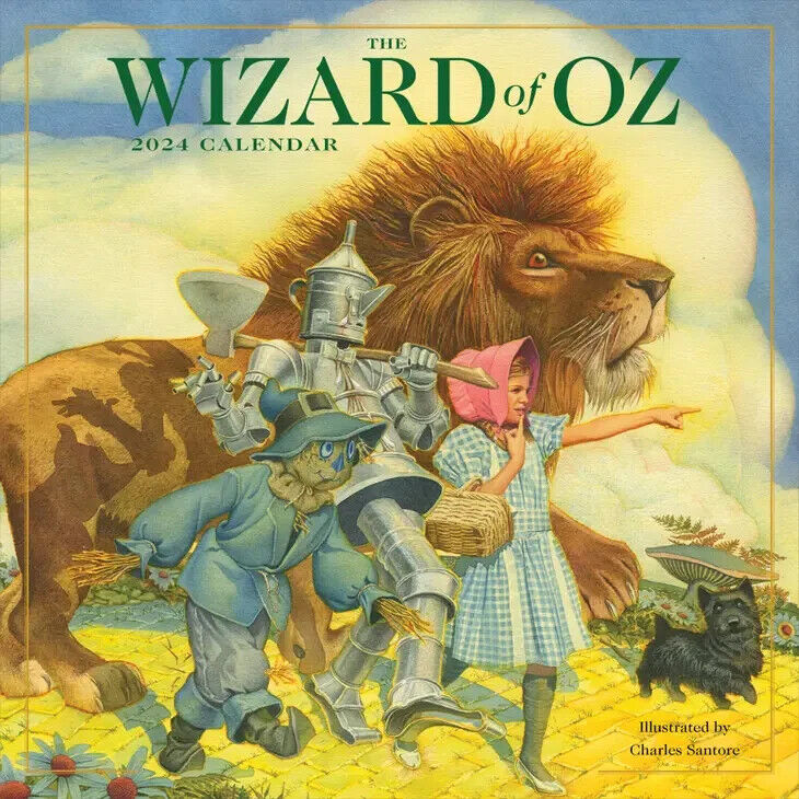 TF Publishing 2024 Wizard of OZ Wall Calendar