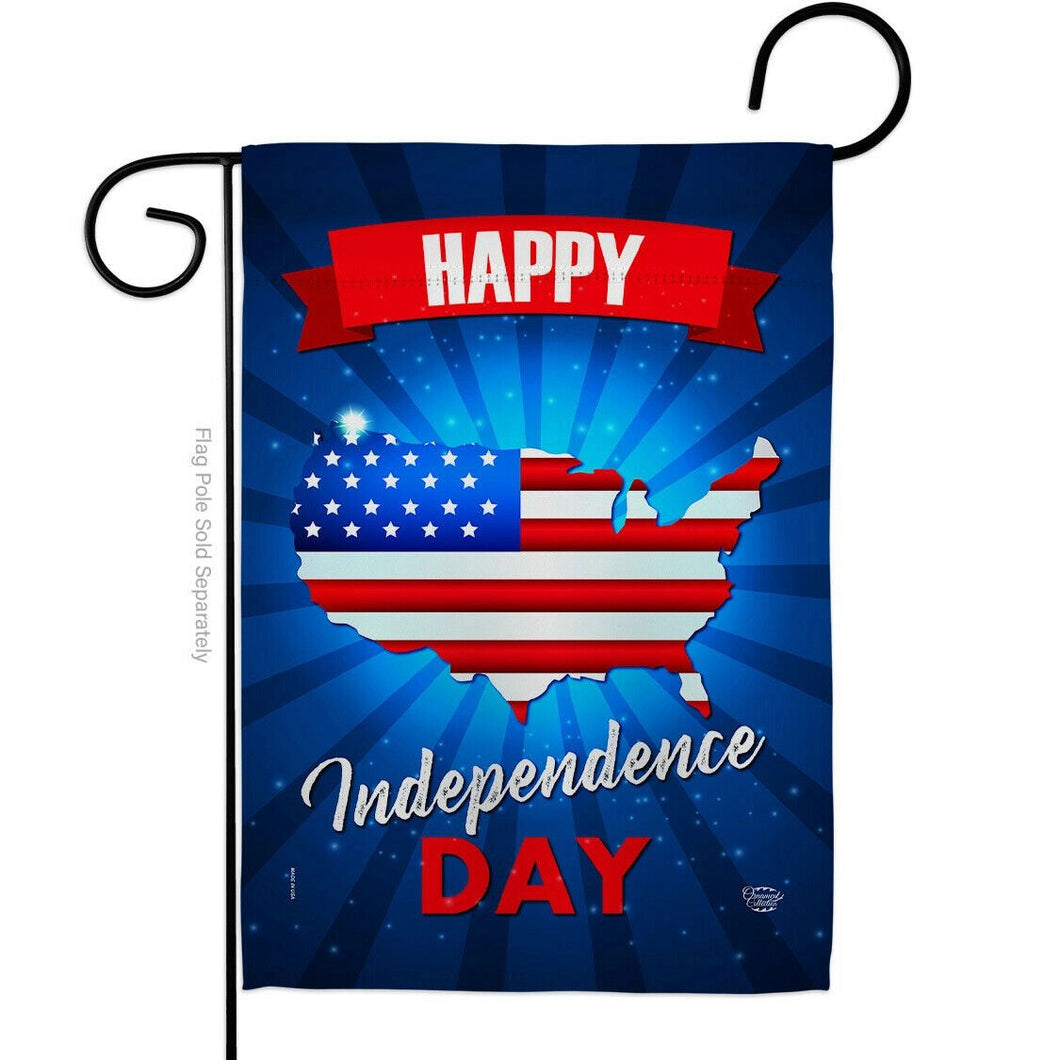 Two Group Flag USA Independence Day Americana Fourth of July Decor Flag