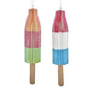 Set of 2 Ice Rocket Pop Ornaments