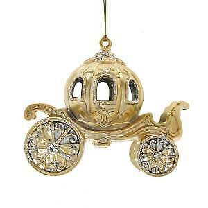 Metallic Gold Carriage Ornament