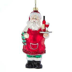 Noble Gems™ Wine Server Santa Ornament