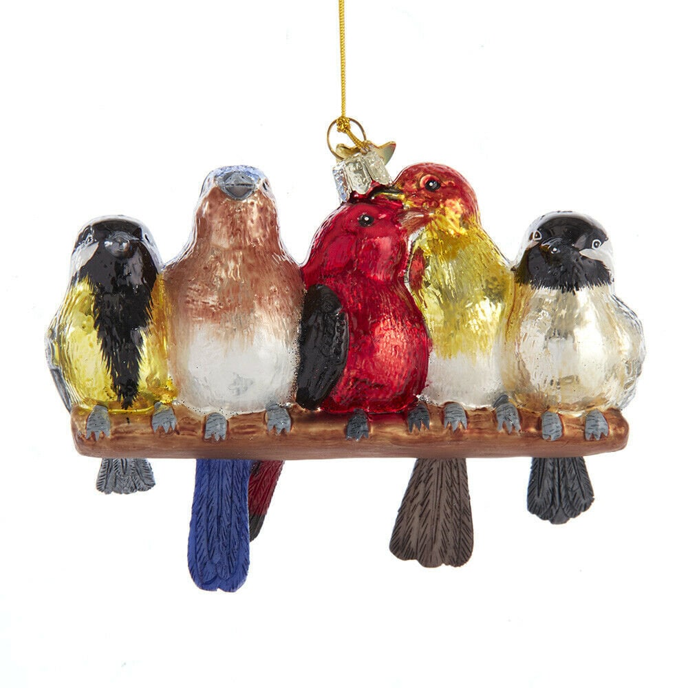 Noble Gems™ Glass Songbirds Ornament